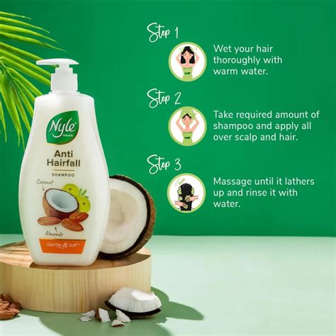 Nyle Naturals Anti Hairfall Shampoo - 800ml | Buy Now — Cavinkart