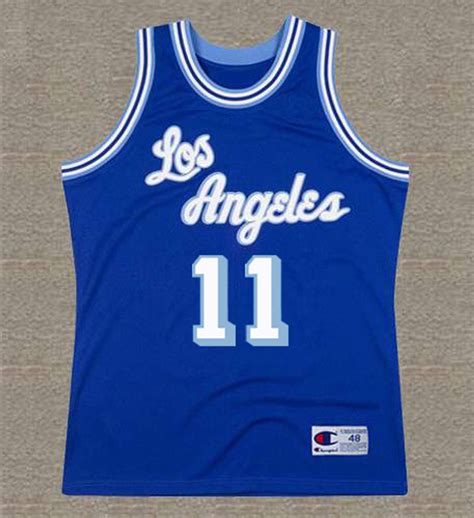 GAIL GOODRICH Los Angeles Lakers 1965 Throwback NBA Basketball Jersey ...
