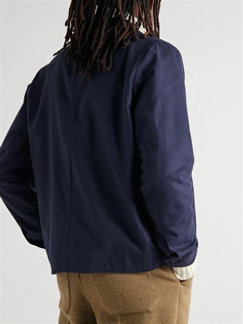 Richard James - Double-Faced Wool-Flannel Shirt Jacket - Blue Richard James