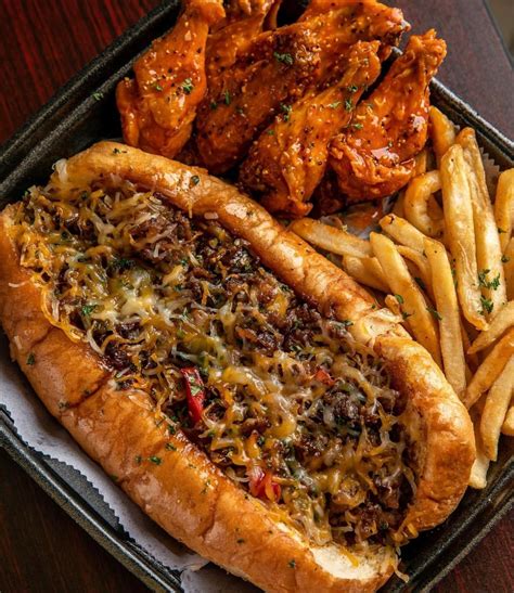 Philly Cheesesteak, Wings & Fries Combo