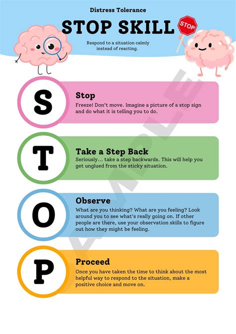 TIPP Skill DBT for Kids - Etsy