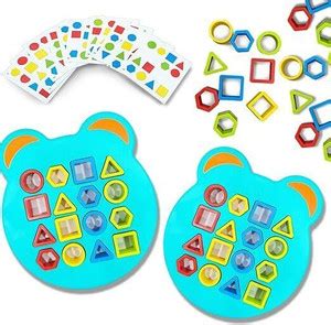 Wembley Shape Sorter Matching Board Game Sensory Educational Puzzles 12 ...
