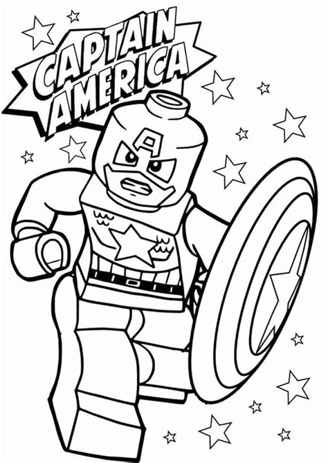 Free & Easy To Print Lego Coloring Pages - Tulamama