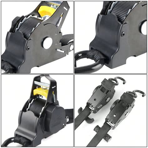 Sangle de bagage rétractable, courroie de véhicule à rochet pour charge ...