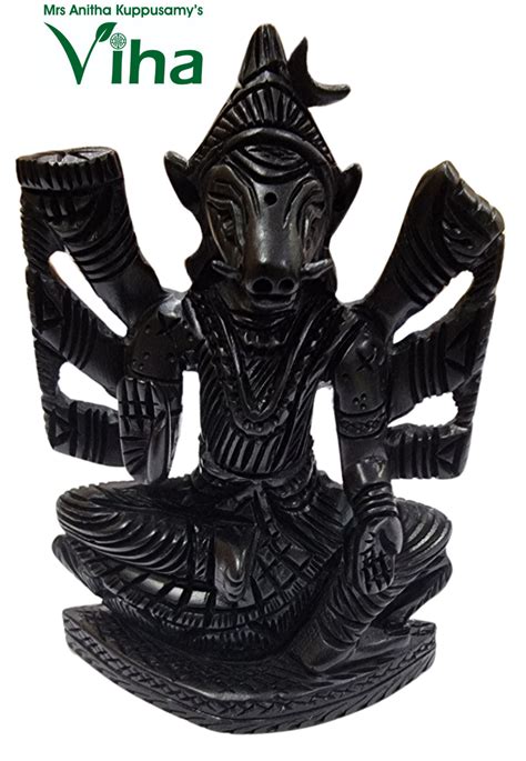 Karungali Wood Varahi Amman Statue – Viha Online