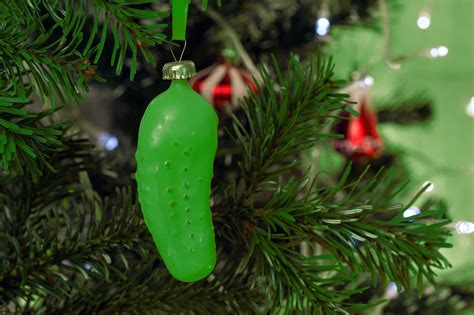 German Tradition Hide Pickle Christmas Tree at Sophia Hoff blog