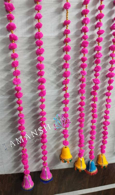 LAMANSH Pack of 10 Decorative Hanging Latkans (2.5 ft length each) for ...