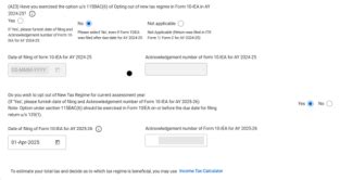 File ITR-4 (Sugam) Online FAQs | Income Tax Department