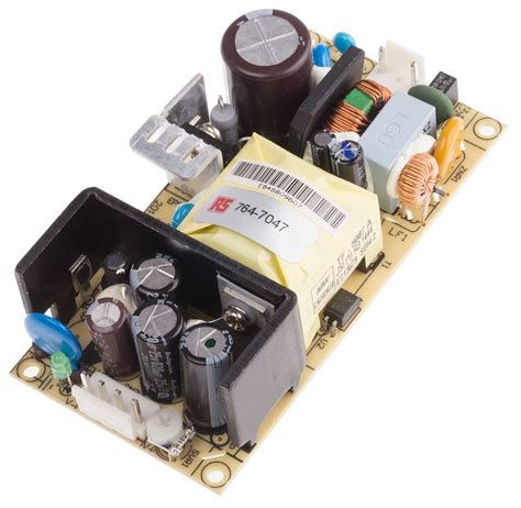EPS-45-12 | Mean Well Open Frame, Switching Power Supply, 12V dc, 3.75A, 45W | RS