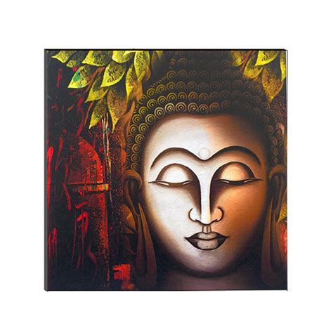 6MM MDF Meditating Lord Buddha Satin Matt Texture UV Art Painting ...