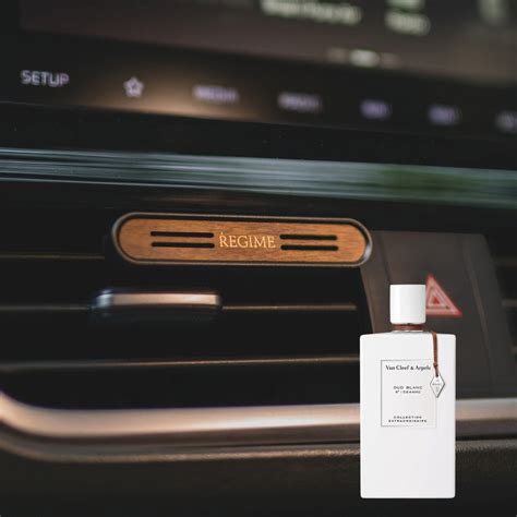 White Oud Car Fragrance Vent Clip - Charcoal Black | Luxury Scent for ...