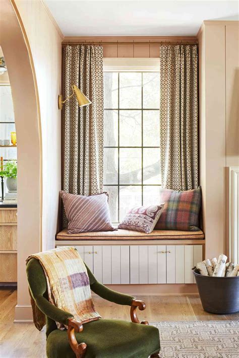 Window Seat Curtains Cottage Curtain Ideas: Inspiration For A Cozy