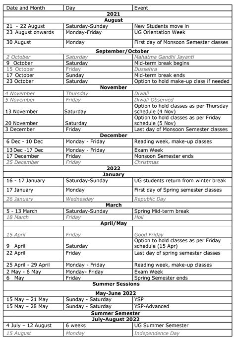 Ncc Spring 2024 Calendar - Preschool Calendar Printable