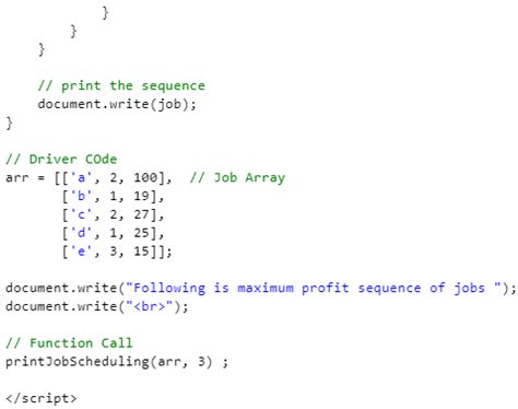 Job Sequencing Problem - Algorithms - Computer Science Engineering (CSE ...