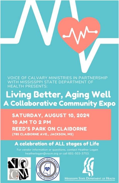 Living Better, Aging Well Expo, 785 Claiborne Ave, Jackson, MS 39209 ...