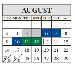 Pflugerville High School - School District Instructional Calendar ...