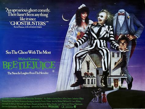 Original Beetlejuice Movie Poster - Michael Keaton - Tim Burton