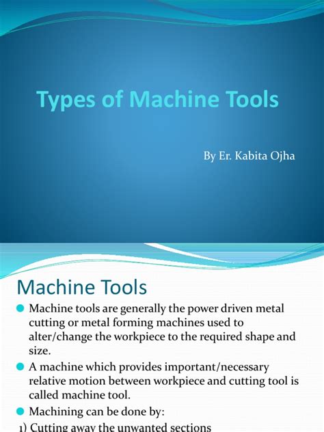 Machine Tools Example 的图像结果