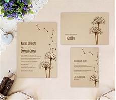 Dandelion Wedding Invitations by Dandelion Wedding Invitations Lemonwedding Dandelion Wedding Invitations