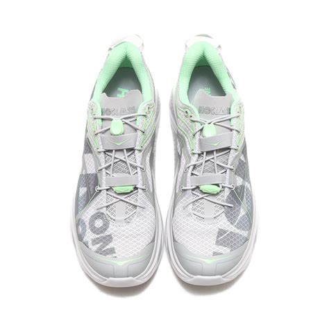 HOKA HUAKA ORIGINS HARBOR MIST / LIME GLOW 23FW-I（ホカ フアカ オリジン-グレー ...