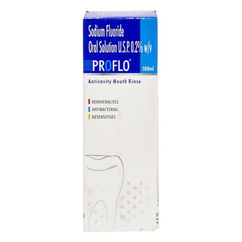 Proflo Anticavity Mouth Rinse, 180 ml Price, Uses, Side Effects ...