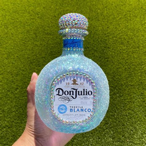 Iridescent Glitter Bedazzled Don Julio Bottle Decanter 750 Ml ...