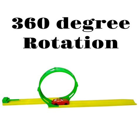King 10 Race Car Track Set with 360-Degree Rotation Loop 2 Cars – Toystorey
