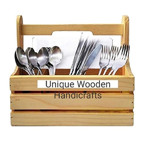 Buy Unique Wooden Handicrafts Handmade Wooden Multipurpose Cutlery ...