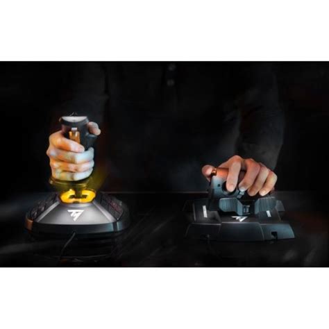 Thrustmaster T-16000M FCS Hotas Black, Orange USB Joystick Analog ...