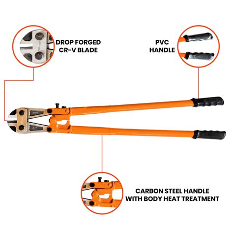 KP Tech Bolt Cutter - 42 Inch HT-BCE4201 | Heavy-Duty Steel Jaws | Hig ...