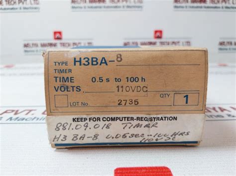 Omron H3Ba-8 Solid-state Timer 250Vac – Aeliya Marine