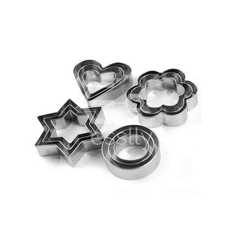 Esslly Stainless Steel Cookie Cutters | Versatile Baking Tools