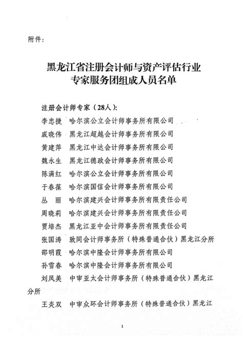 黑龙江省工商联（总商会）第十二届领导班子民营经济人士提名人选公示