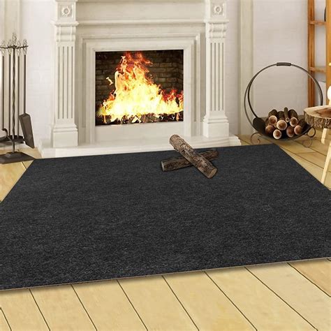 Amazon.com: Under Grill Mat, Fire Pit Mat, Fireplace Hearth Rug, Deck ...