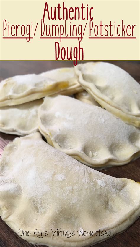 Pierogi Dough - Authentic Dough for Potstickers, Dumplings, & Pierogis