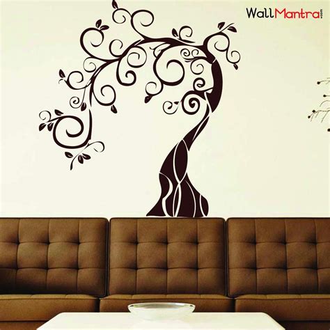 WallMantraDesigner Tree Wall Decal & Wall Sticker : Amazon.in: Home ...
