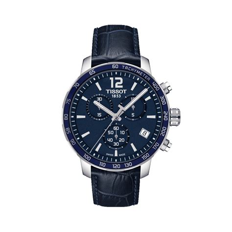 Tissot T0954171604700 Quickster Chronograph Blue Dial Men's Watch – The ...