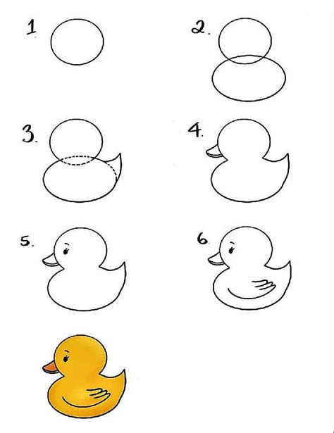 Image result for Drawing a Duck Step by Step
