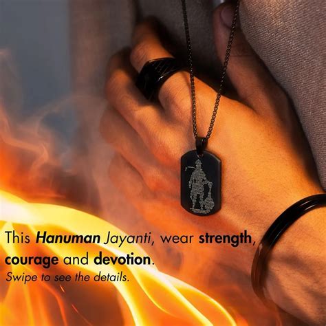 Hanuman Chalisa Pendant With Chain – Decent Home