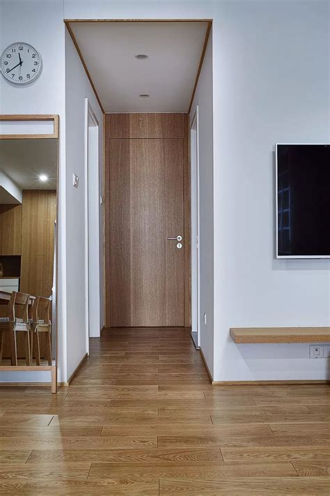 现代三居室主卧卫生间隐形门装修设计效果图 – 设计本装修效果图