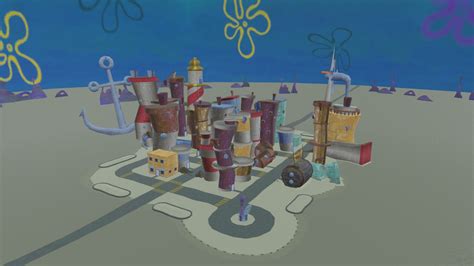 Image result for Bfbb Downtown Map