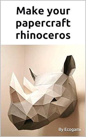 Make your papercraft rhinoceros: 3D puzzle | Paper sculpture ...