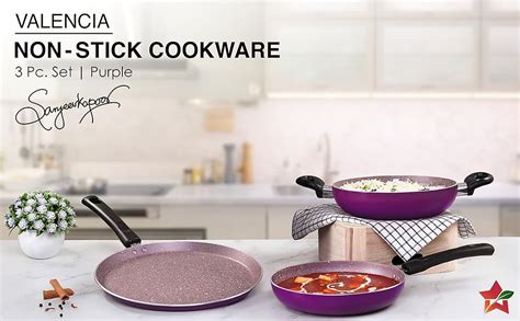 Wonderchef Valencia Non-Stick Cookware 3 Piece Set