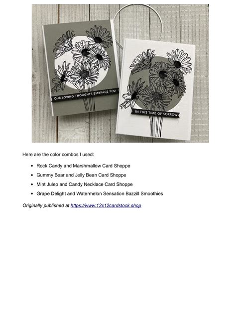 Switched Shape Stamping Tutorial with Bazzill Card Shoppe ...