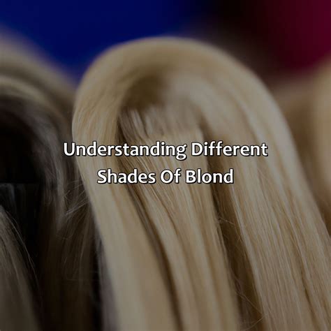 Different Shades Of Blond - colorscombo.com