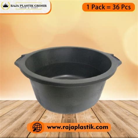 Baskom Memble Anti Pecah 28 Hitam - RAJA PLASTIK GROSIR | Jual Produk ...