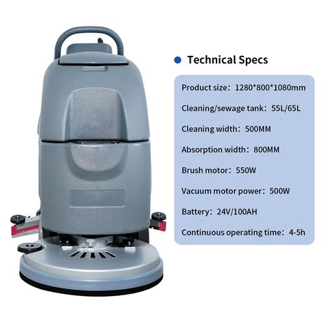 Model PS 500 - Walk Behind Scrubber - Power Style Services