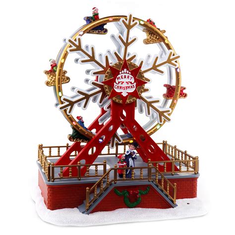 Buy Christmas Ferris Wheel | Animated Pre-lit Musical Christmas Village ...