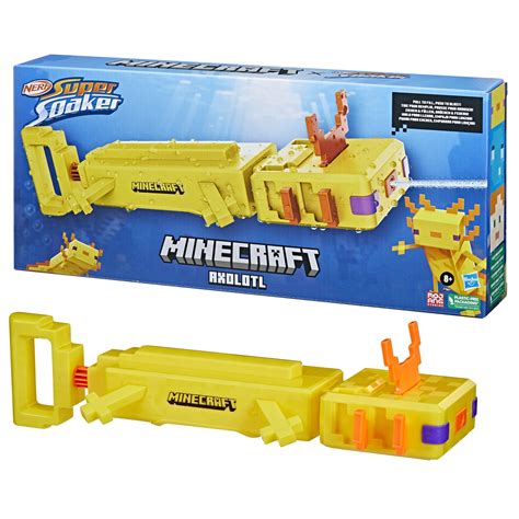 Buy Nerf Minecraft Axolotl Water Blaster Online Philippines | Ubuy