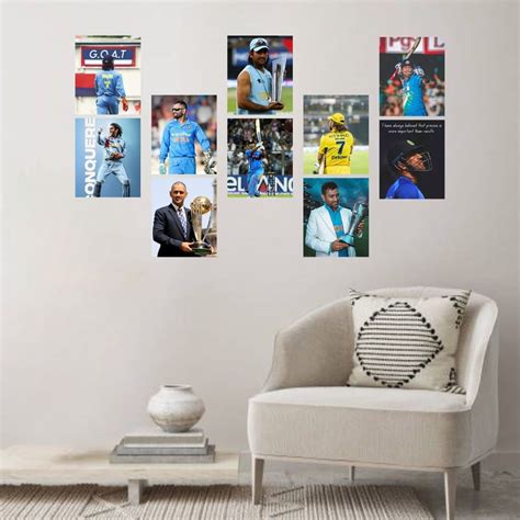 40 Iconic MS Dhoni Posters Set – Style ur Way